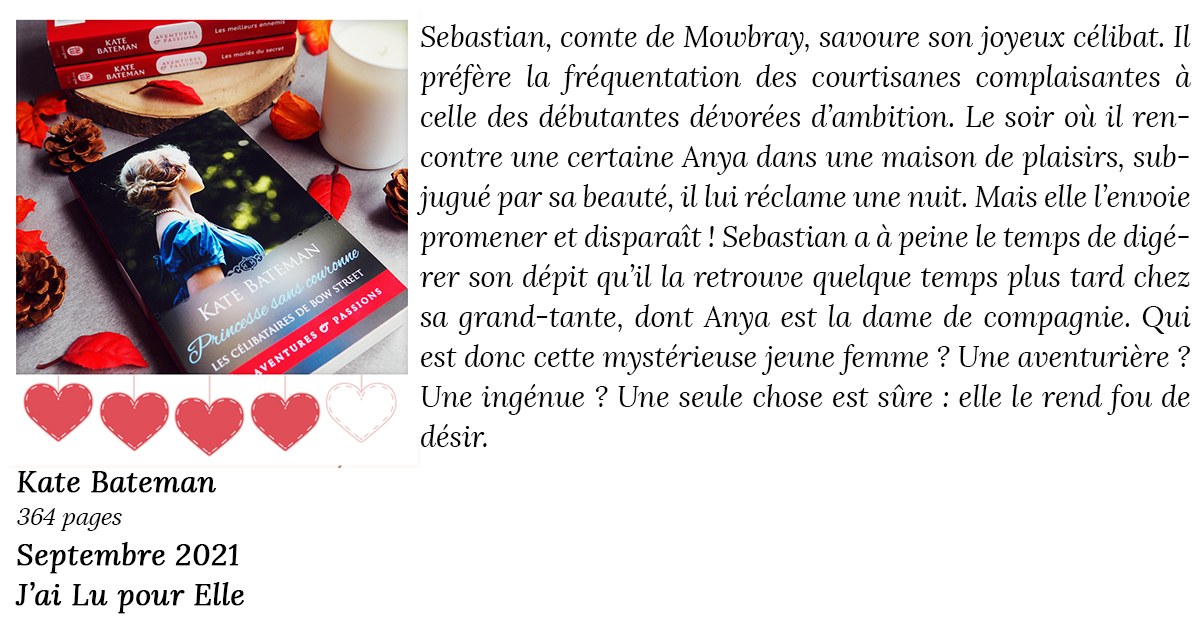 Les-celibataires-de-bow-street-3-princesse-sans-couronne-kate-bateman-mpdl