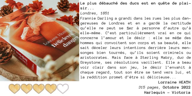 Les-vauriens-de-st-james-3-delicieux-danger-lorraine-heath-mpdl