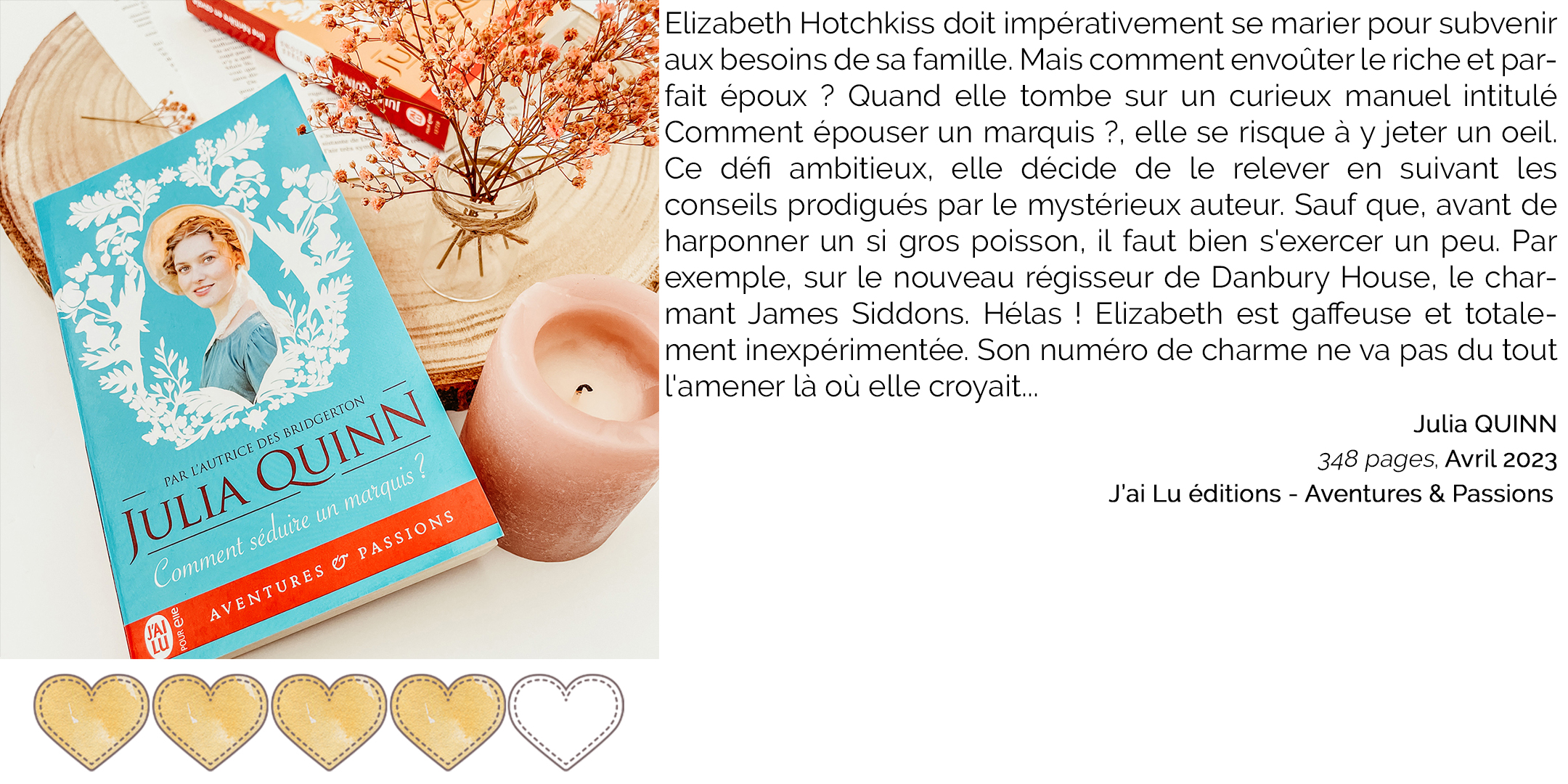 Comment séduire un marquis ? (Les agents de la couronne #2) de Julia