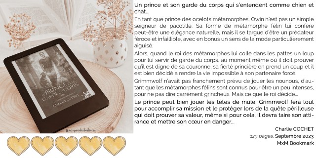 Les-princes-metamorphes-1-le-prince-et-le-garde-du-corps-charlie-cochet-mpdl