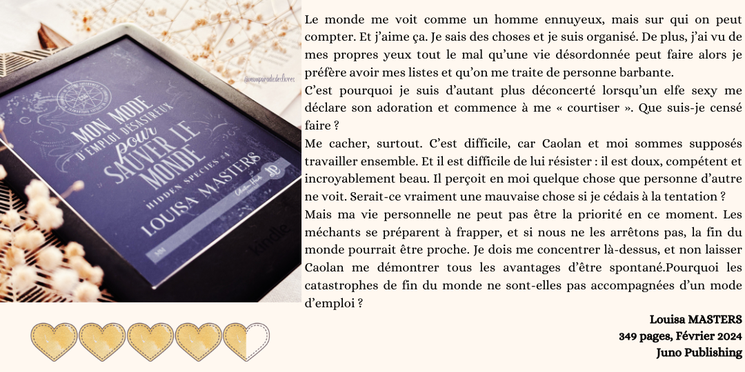 Review-hidden-species-4-mon-mode-d-emploi-desastreux-pour-sauver-le-monde-louisa-masters-mpdl